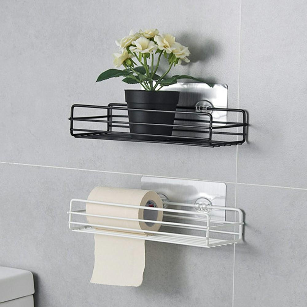 Iron Bathroom Storage Rack Wall Mounted Shower Caddy Organizer No Drill Toiletry Shelf Black
Iron Bathroom Storage Rack Wall Mounted Shower Caddy Organizer No Drill Toiletry Shelf Black