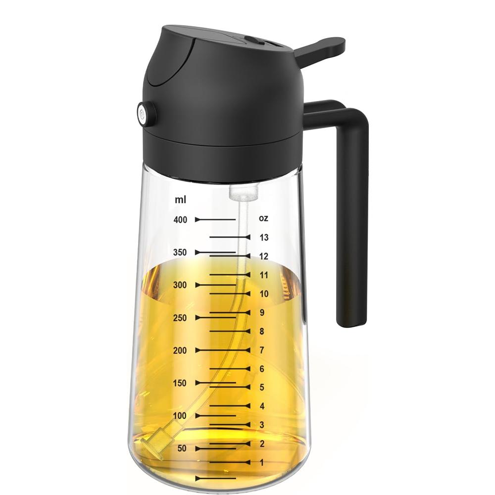 470ml Glass Olive Oil Sprayer for Cooking – 2 in 1 Olive Oil Dispenser Bottle for Kitchen Gadgets and Air Fryer Accessories
470ml Glass Olive Oil Sprayer for Cooking – 2 in 1 Olive Oil Dispenser Bottle for Kitchen Gadgets and Air Fryer Accessories