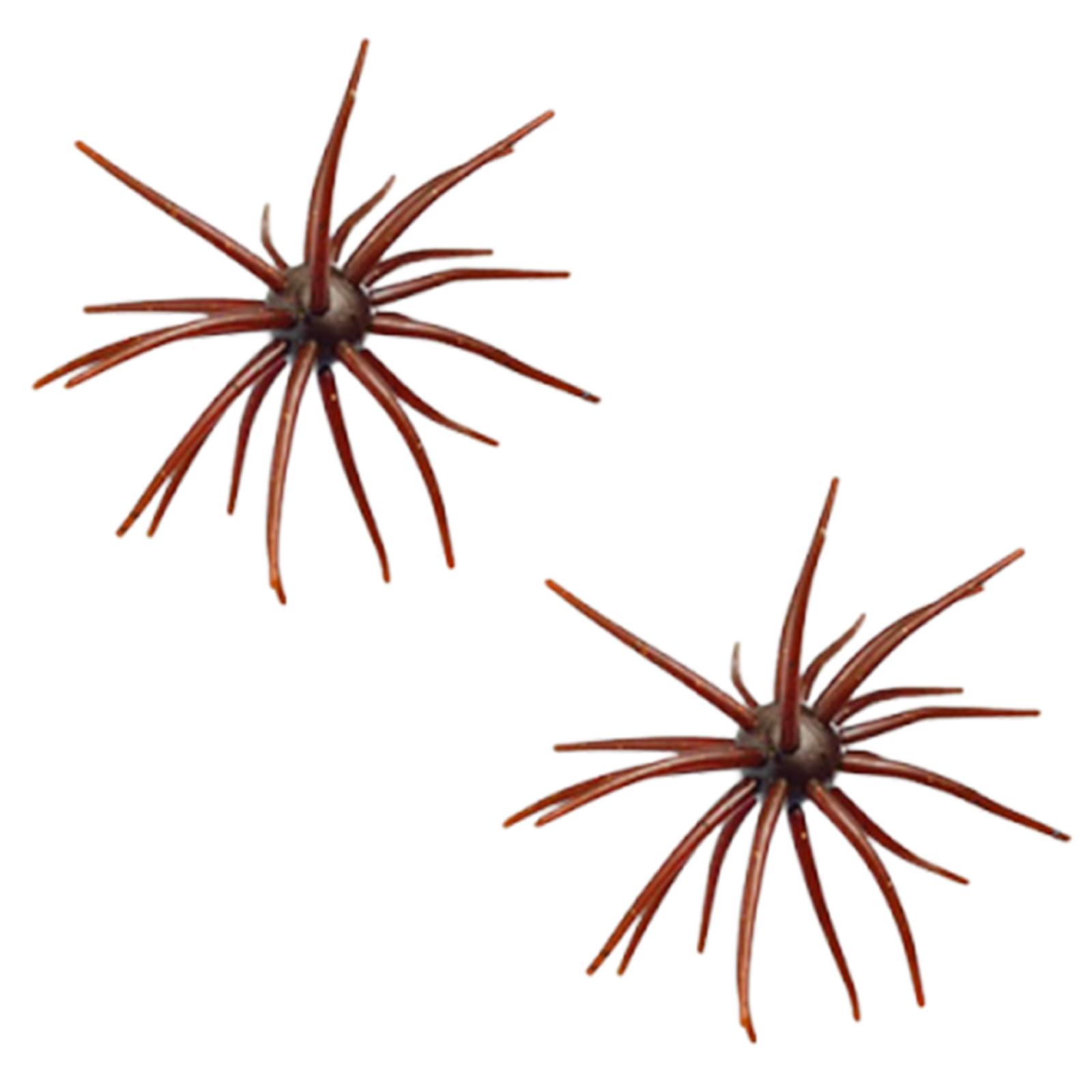 2pcs Soft Fishing Lures TPE Bionic Sea Urchin Shape Floating Worms for Freshwater Black Pit Fishing Bait Box Included One Size
2pcs Soft Fishing Lures TPE Bionic Sea Urchin Shape Floating Worms for Freshwater Black Pit Fishing Bait Box Included One Size