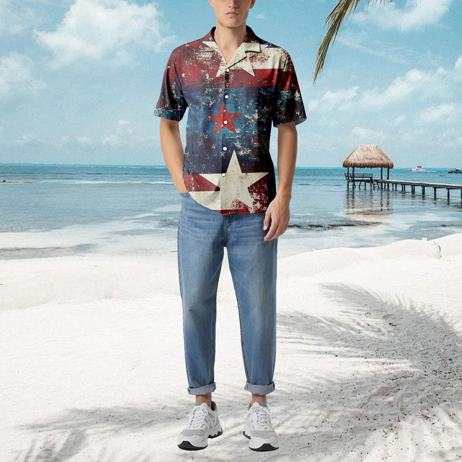 Чоловіча повсякденна вільна сорочка з короткими рукавами Модна сорочка з принтом M винний
Чоловіча повсякденна вільна сорочка з короткими рукавами Модна сорочка з принтом M винний