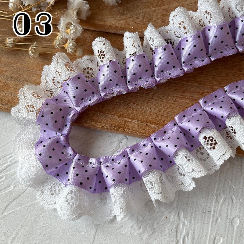 5M Pleated Ribbon Lace Handmade Diy Lolita Clothes Skirt Hem Decor Lace Trim Curtains Upholstery DIY Accessories 5M
5M Pleated Ribbon Lace Handmade Diy Lolita Clothes Skirt Hem Decor Lace Trim Curtains Upholstery DIY Accessories 5M