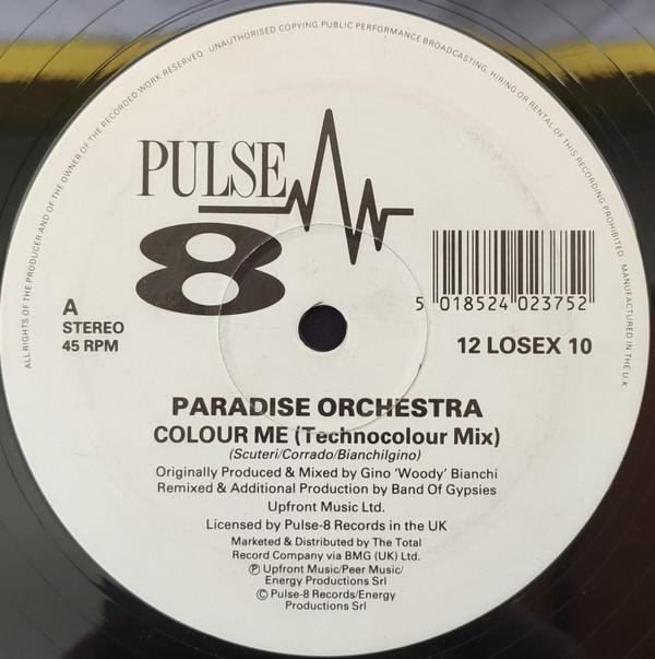 12inch Record PARADISE ORCHESTRA Colour Me 12LOSEX10 Pulse8 Records 1991 UK Dance Electronica Used
12inch Record PARADISE ORCHESTRA Colour Me 12LOSEX10 Pulse8 Records 1991 UK Dance Electronica Used