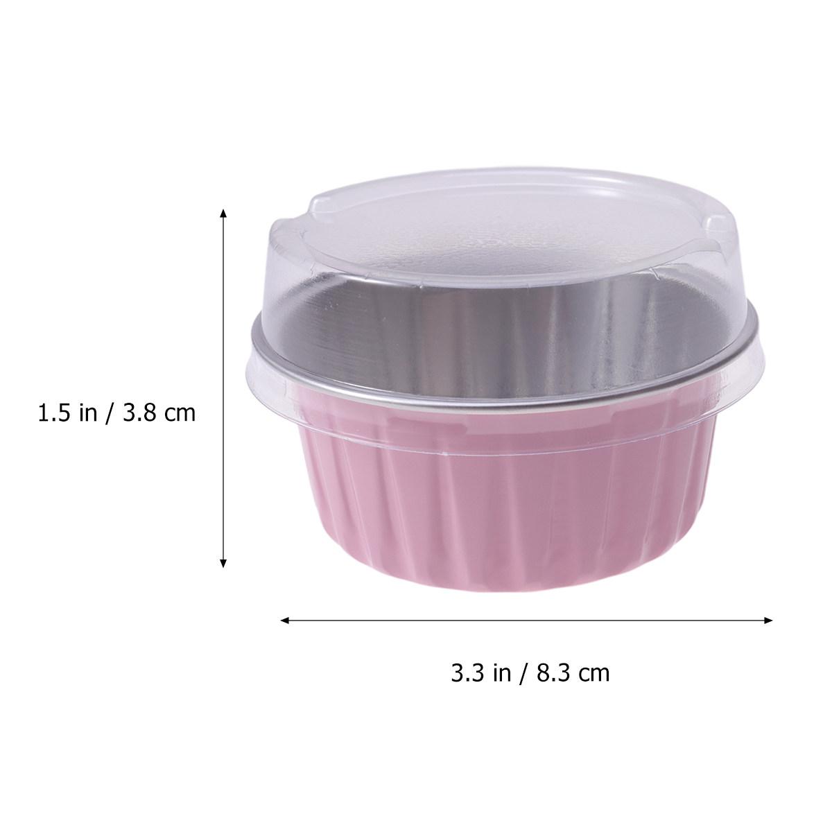 10Pcs Aluminum Foil Baking Cups High Temperature Resistant Round Cupcake Muffin Molds Recyclable Non-Stick Ramekins for Parties розовый
10Pcs Aluminum Foil Baking Cups High Temperature Resistant Round Cupcake Muffin Molds Recyclable Non-Stick Ramekins for Parties розовый