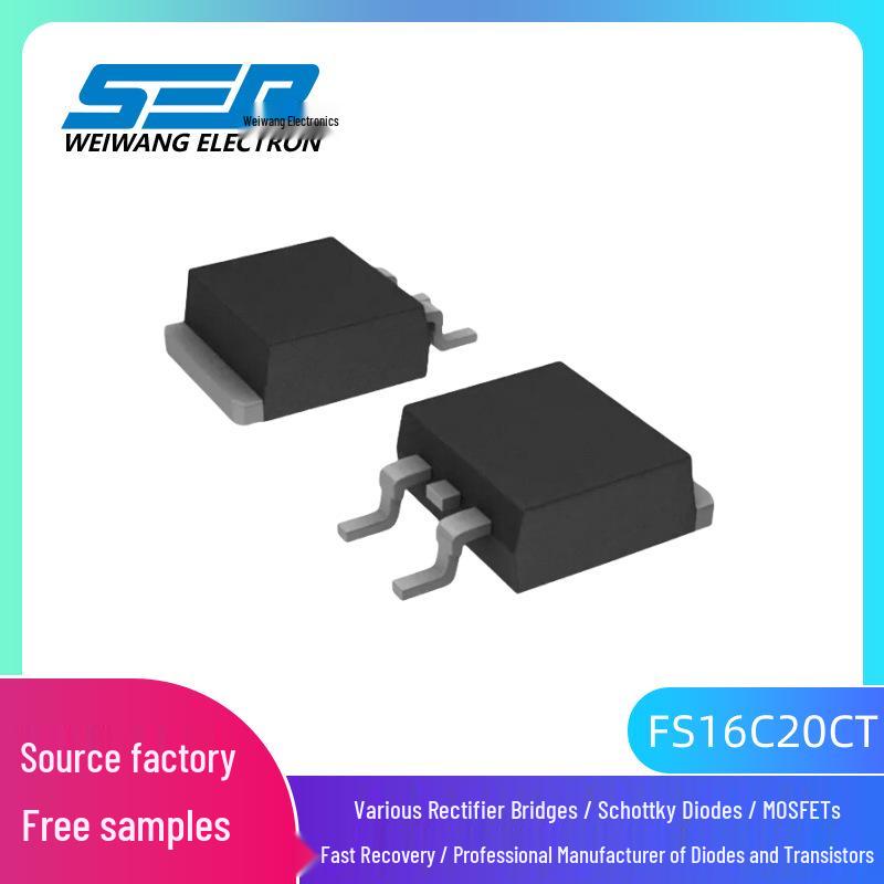 SEP FS16C20CT 16A/200V Fast Recovery Diode T0-263 Package
SEP FS16C20CT 16A/200V Fast Recovery Diode T0-263 Package