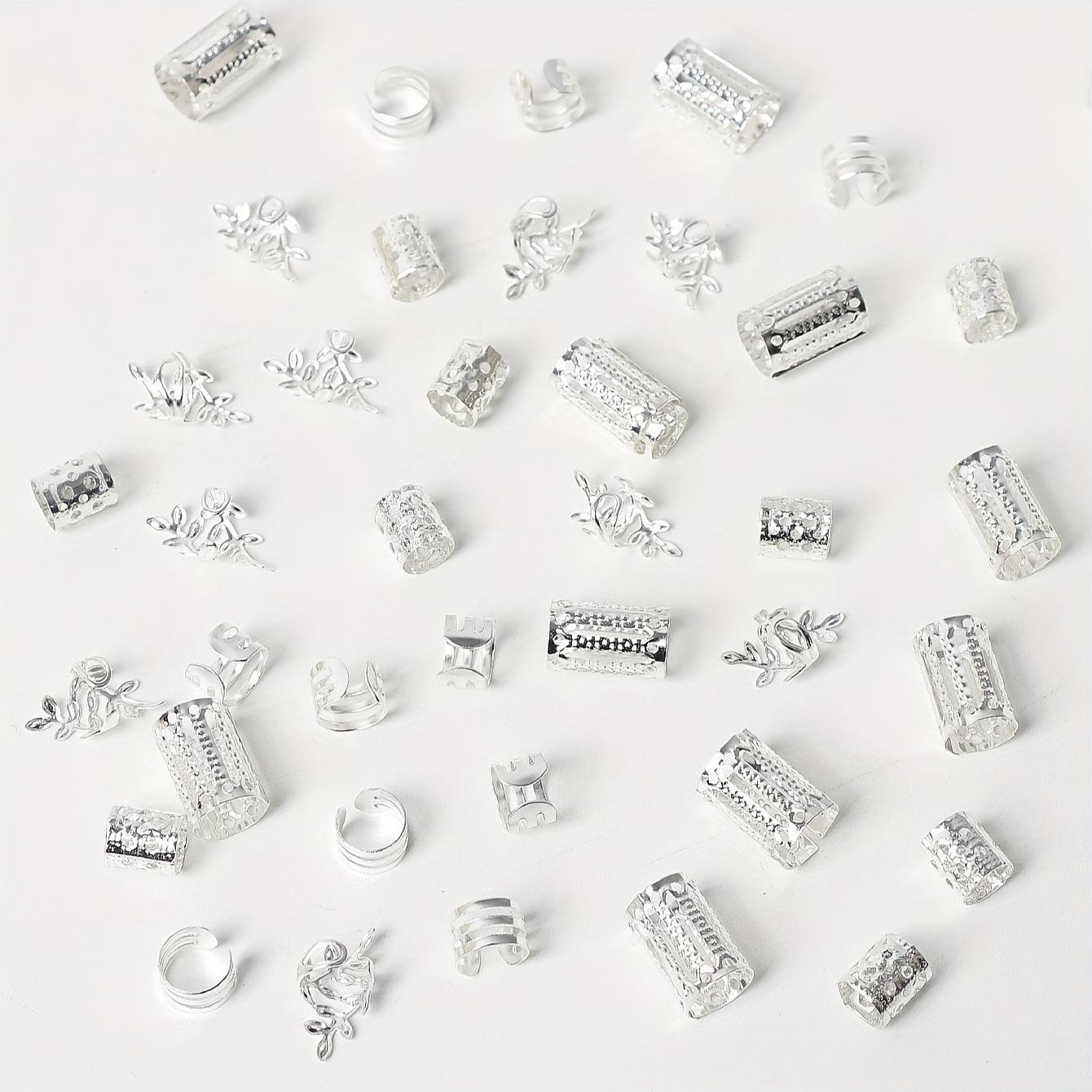 40PCS Hollow Out Hair Rings for Braids DIY Hair Jewelry for Women Girls Loc Hair Accessories Decoration срібний
40PCS Hollow Out Hair Rings for Braids DIY Hair Jewelry for Women Girls Loc Hair Accessories Decoration срібний