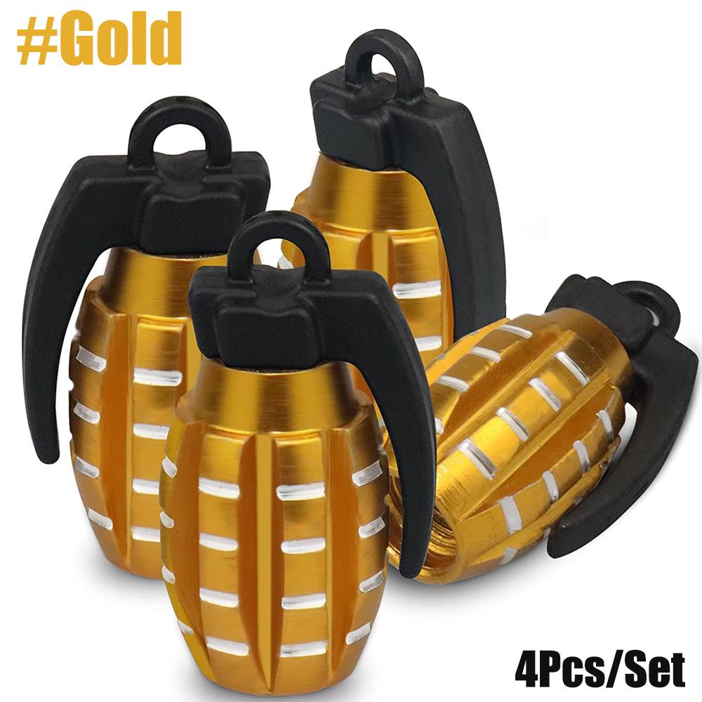 4pcs Car Tire Valve Cap Grenade Aluminum Tyre Valve Stem Cover Air Dust Cap Tire Valve Truck Bike Wheel Rim Valve Stem Cap
4pcs Car Tire Valve Cap Grenade Aluminum Tyre Valve Stem Cover Air Dust Cap Tire Valve Truck Bike Wheel Rim Valve Stem Cap