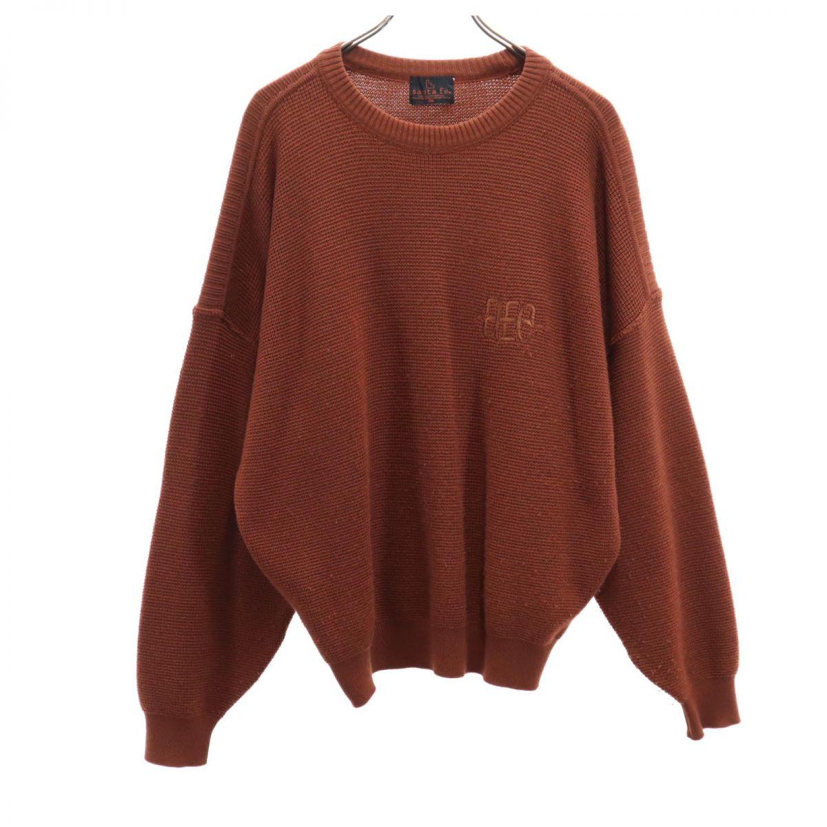 santa fe Long sleeve wool sweater 0 4 Brown knit Men s Used
santa fe Long sleeve wool sweater 0 4 Brown knit Men s Used