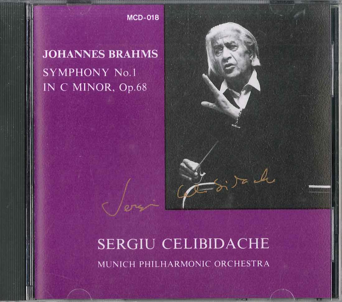 CD SERGIU CELIBIDACHE - Symphony No.1 In C Minor Op.68 MCD018 METEOR US Classical Used
CD SERGIU CELIBIDACHE - Symphony No.1 In C Minor Op.68 MCD018 METEOR US Classical Used