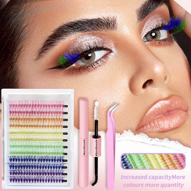 BoldFest Lash Fantasy Kit,Multi-Color Cluster Lashes + Pro Tools,Large-capacity Colorful Segmented Single-cluster Eyelash Set with Glue &Tweezers Set A05(120Duo)
BoldFest Lash Fantasy Kit,Multi-Color Cluster Lashes + Pro Tools,Large-capacity Colorful Segmented Single-cluster Eyelash Set with Glue &Tweezers Set A05(120Duo)