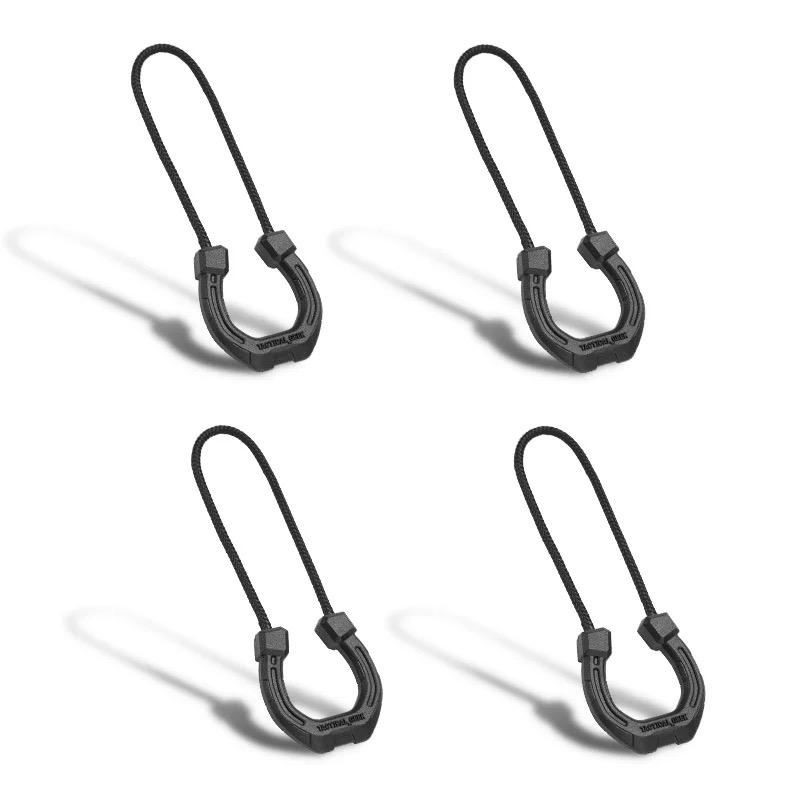 Tactical Backpack Zipper Tail Rope Outdoor Multifunction Replaceable Antislip Zipper Puller Cord EDC Bag Accessories 4pcs/set чорний
Tactical Backpack Zipper Tail Rope Outdoor Multifunction Replaceable Antislip Zipper Puller Cord EDC Bag Accessories 4pcs/set чорний