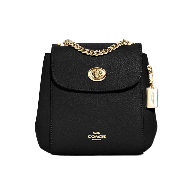COACH Convertible 18 Turnlock Closure Pebbled Leather Shoulder Bag Backpack Small Women s Black чорний
COACH Convertible 18 Turnlock Closure Pebbled Leather Shoulder Bag Backpack Small Women s Black чорний
