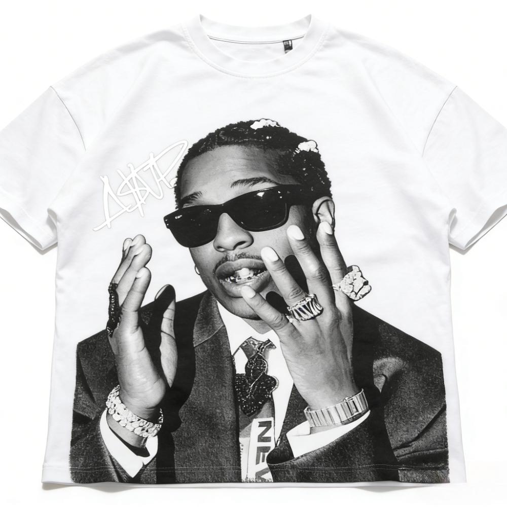 ASAP ROCKY Shortsleeved Tshirt HIP HOP High Street Men Women Gothic Oversized Tees AAP Portrait Casual Harajuku Tops 4XL
ASAP ROCKY Shortsleeved Tshirt HIP HOP High Street Men Women Gothic Oversized Tees AAP Portrait Casual Harajuku Tops 4XL
