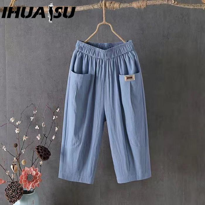 IHUASU Women s Large Size Fashion Casual Solid Color Print Pants & Capris XXL синій
IHUASU Women s Large Size Fashion Casual Solid Color Print Pants & Capris XXL синій