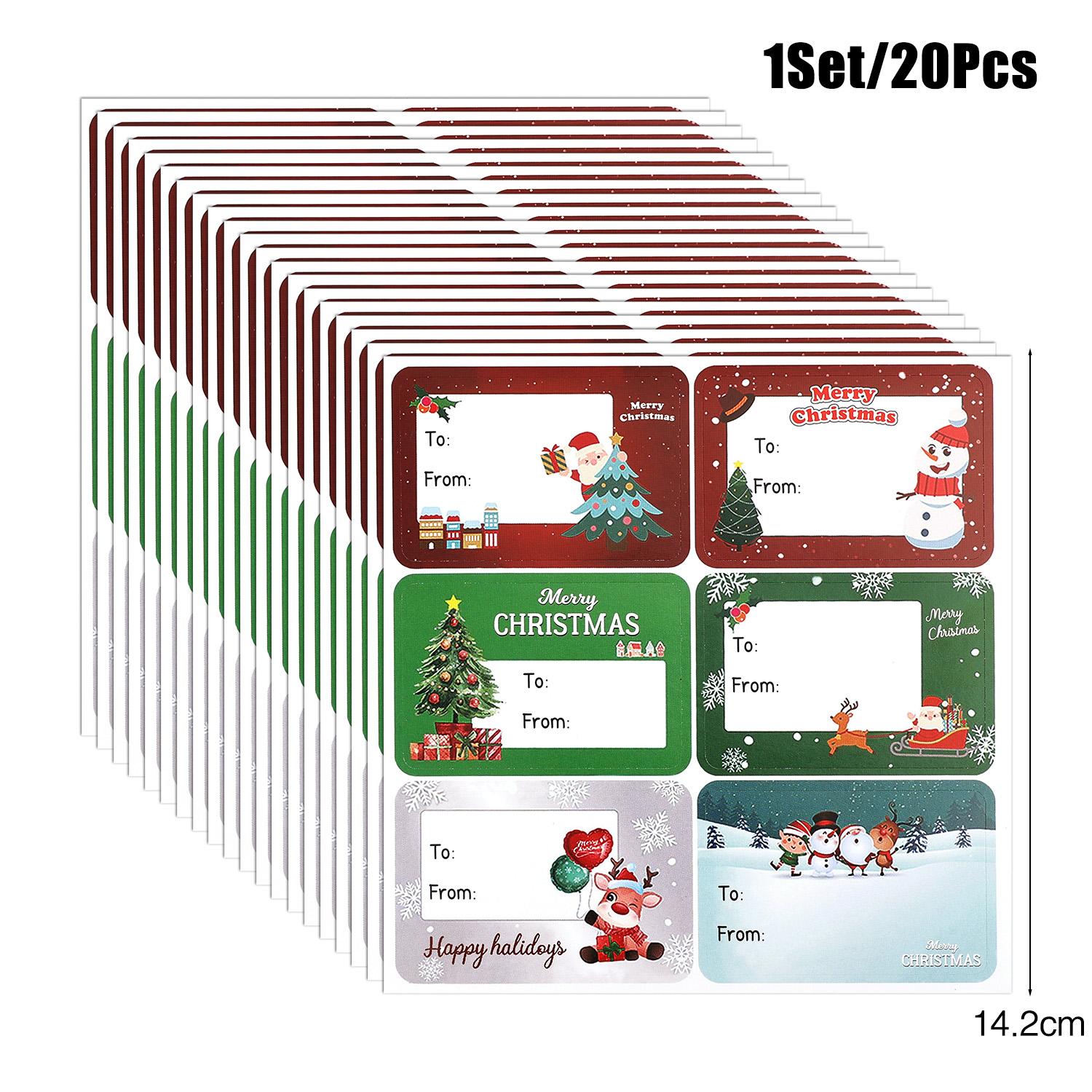 20/200sheet Christmas Self Adhesive Stickers Santa Snowmen Xmas Tree Bells Gift Tag Sticker Present Paper Label Decals Supplies 20 sheet
20/200sheet Christmas Self Adhesive Stickers Santa Snowmen Xmas Tree Bells Gift Tag Sticker Present Paper Label Decals Supplies 20 sheet