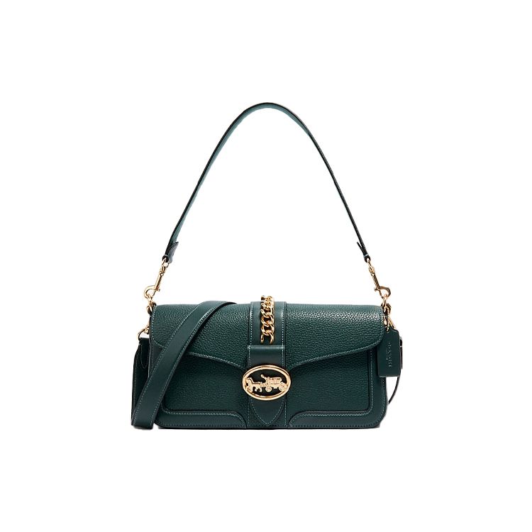 Coach Georgie 27 Chain Decorated Leather Shoulder Bag Women Shoulder Bag Dark-Green C1531-IMRZG Basic Set (Bag+Dust Bag)
Coach Georgie 27 Chain Decorated Leather Shoulder Bag Women Shoulder Bag Dark-Green C1531-IMRZG Basic Set (Bag+Dust Bag)