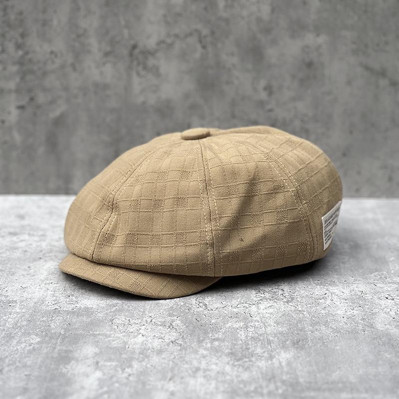 Japanese British Retro Plaid Forward Hat Men S And Women S Caps Spring And Summer Beret Painter Hat Couple Hat Tide M(56-58cm)
Japanese British Retro Plaid Forward Hat Men S And Women S Caps Spring And Summer Beret Painter Hat Couple Hat Tide M(56-58cm)