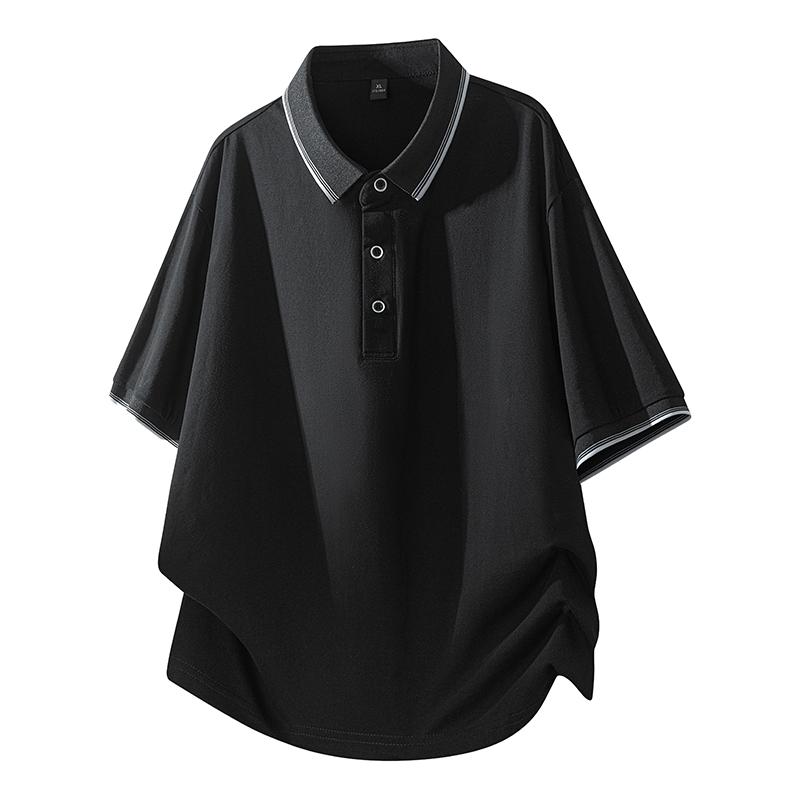 Short Sleeved T-shirt Men s Summer Loose Top Short Sleeved Polo Shirt L чорний
Short Sleeved T-shirt Men s Summer Loose Top Short Sleeved Polo Shirt L чорний
