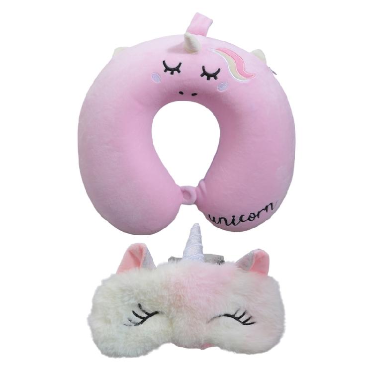 Animal Travel Pillow Comfortable Neck Pillow with Unicorns Eye Mask for Business рожевий
Animal Travel Pillow Comfortable Neck Pillow with Unicorns Eye Mask for Business рожевий