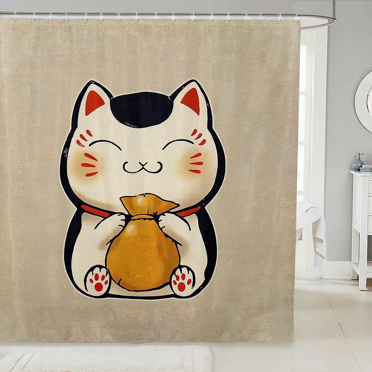 Crane Shower Curtain Japanese Style Bath Curtain For Boys Girls Teens Japanese Ukiyoe Theme Bathroom Shower Curtain Set W60H190(CM)-1 Pcs
Crane Shower Curtain Japanese Style Bath Curtain For Boys Girls Teens Japanese Ukiyoe Theme Bathroom Shower Curtain Set W60H190(CM)-1 Pcs