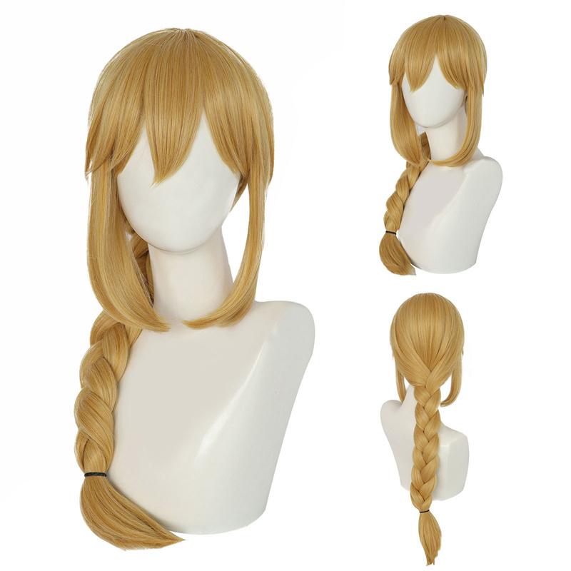 Premium Synthetic Applejack Wigs for Women Blonde Color Long Straight Hair Braided Wig with Bangs Pony Applejack Cosplay Costume
Premium Synthetic Applejack Wigs for Women Blonde Color Long Straight Hair Braided Wig with Bangs Pony Applejack Cosplay Costume