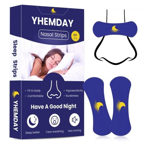 YHEMDAY Nasal Dilator Tape, Anti-Snoring, 60 Sheets, Relieves Nasal Congestion, Improves Sleep, Reduces Snoring, Promotes Nasal Breathing
YHEMDAY Nasal Dilator Tape, Anti-Snoring, 60 Sheets, Relieves Nasal Congestion, Improves Sleep, Reduces Snoring, Promotes Nasal Breathing
