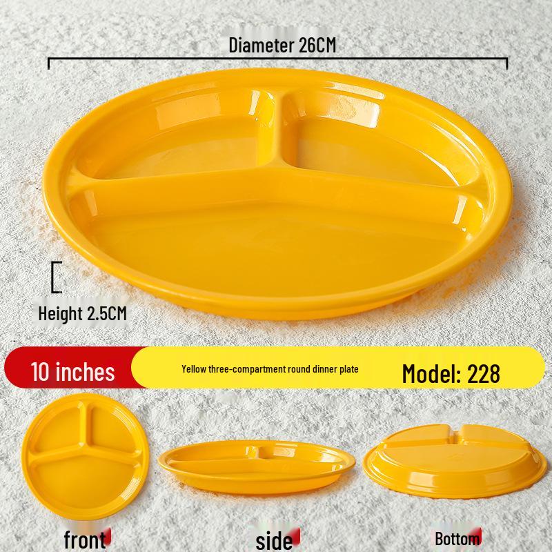 Durable Melamine Compartment Plate for Restaurants, Schools, and Canteens Standard
Durable Melamine Compartment Plate for Restaurants, Schools, and Canteens Standard