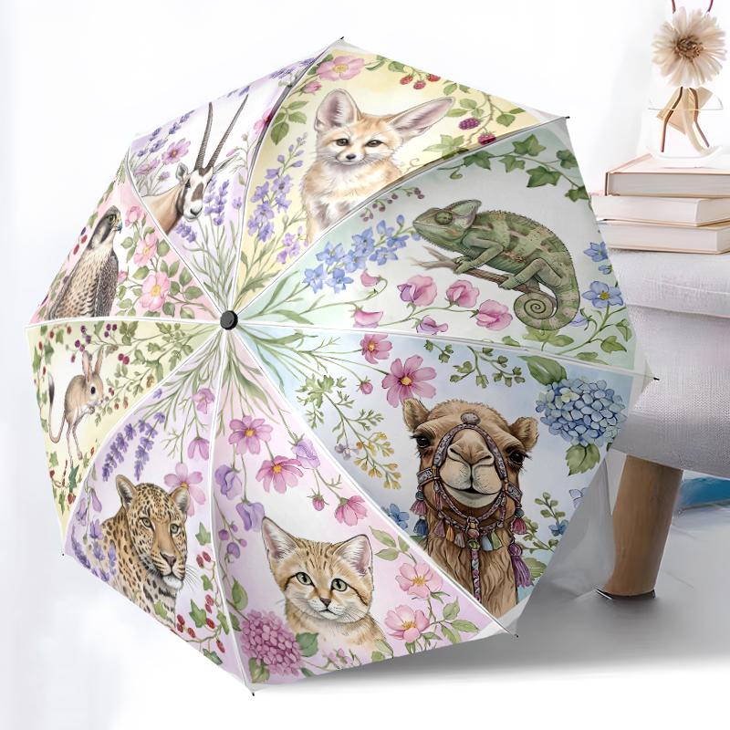 1pc Sturdy 8-Bone Auto Umbrella, Black And White Cows Umbrella, Digital Printed, Foldable Umbrella for On-the-Go Outdoor Use
1pc Sturdy 8-Bone Auto Umbrella, Black And White Cows Umbrella, Digital Printed, Foldable Umbrella for On-the-Go Outdoor Use