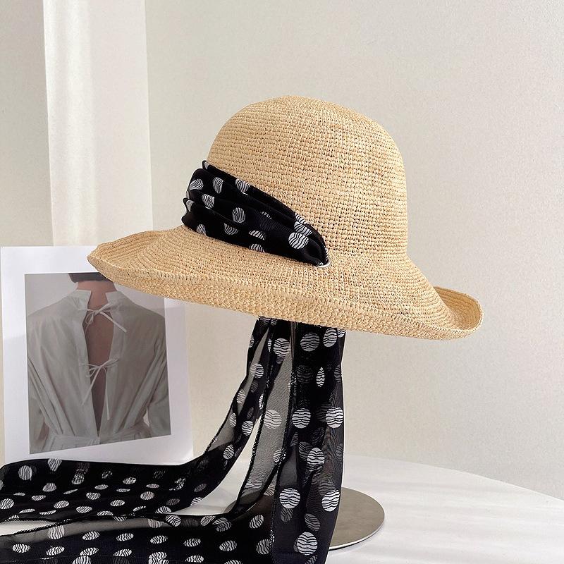High Quality Rafi Grass Crochet Fringed Polka Dot Ribbon Hat Women Fashionable Straw Hat Summer Wide Brimmed Sun Protection 56-58CM чорний
High Quality Rafi Grass Crochet Fringed Polka Dot Ribbon Hat Women Fashionable Straw Hat Summer Wide Brimmed Sun Protection 56-58CM чорний