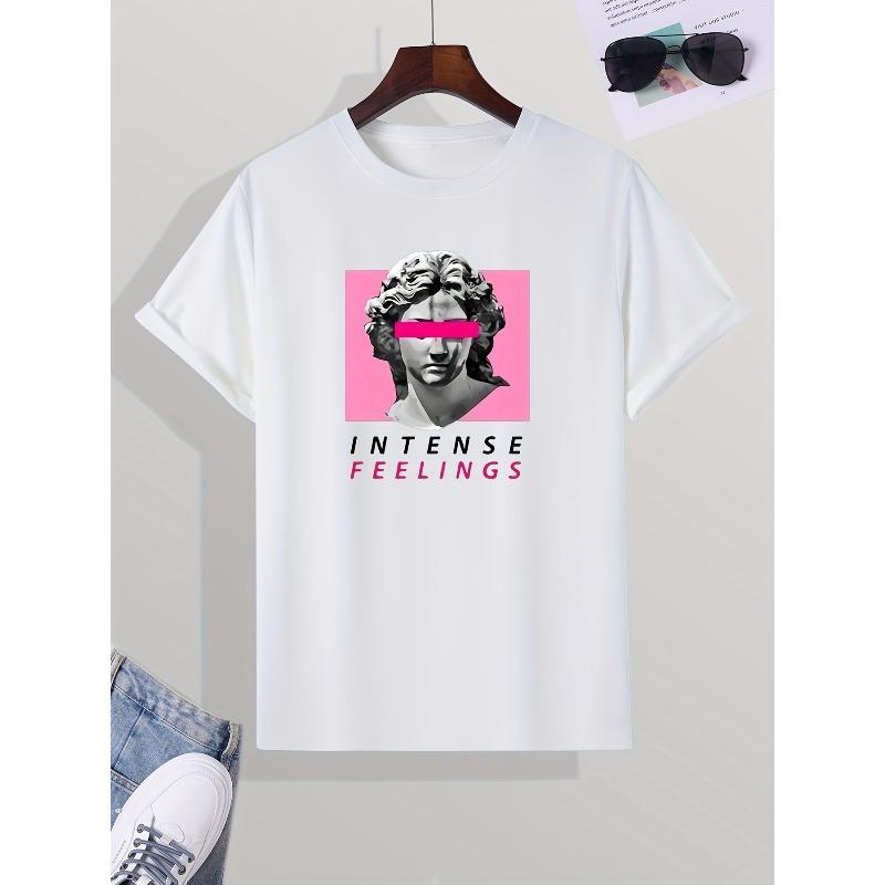 European sizes Men s Casual Intense Feelings Statue Print Crew Neck Short Sleeves T-shirts For Summer S белый
European sizes Men s Casual Intense Feelings Statue Print Crew Neck Short Sleeves T-shirts For Summer S белый