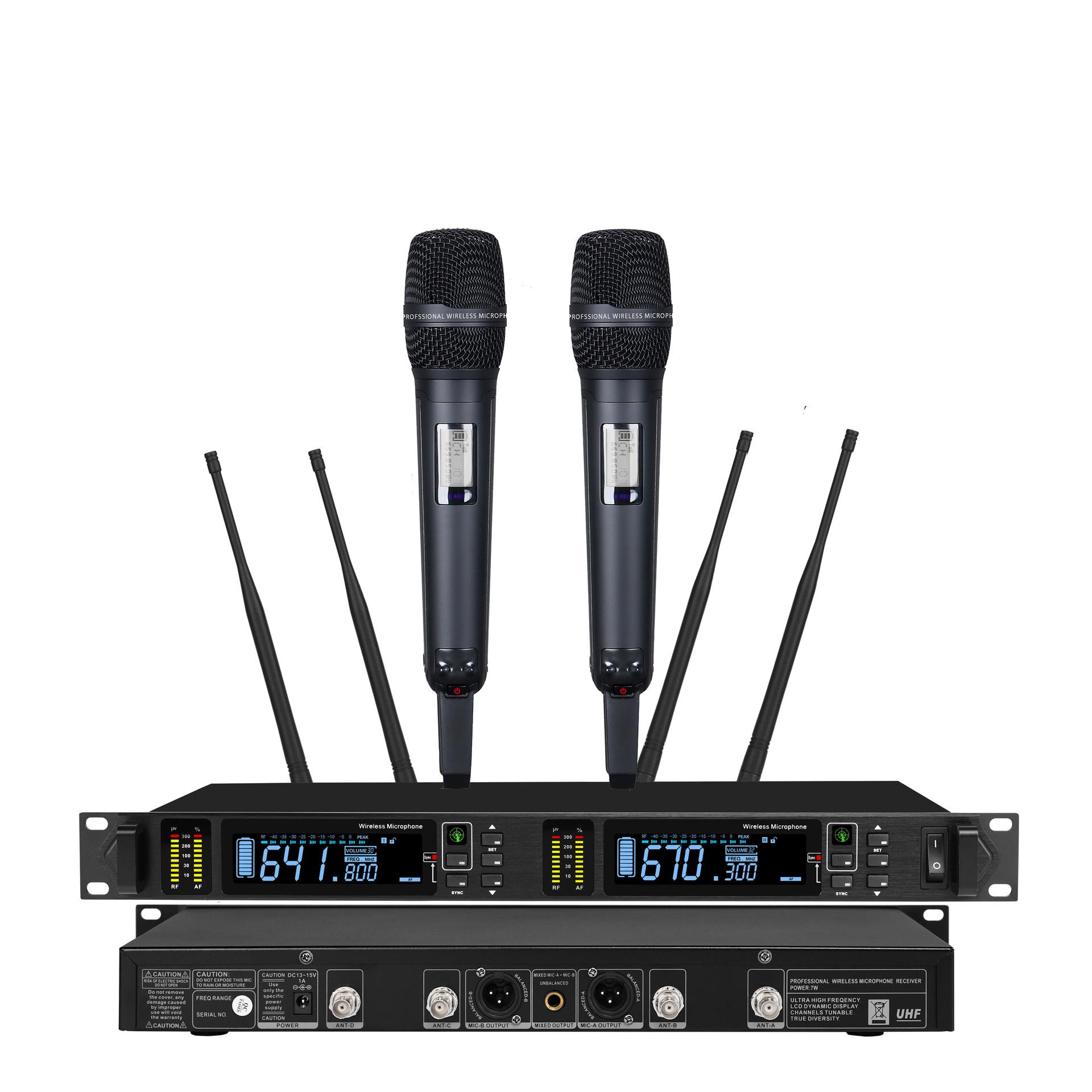 Noise-Reduction Wireless True Diversity Dual Microphone System P840 True Diversity 900 Series Black Handheld чорний
Noise-Reduction Wireless True Diversity Dual Microphone System P840 True Diversity 900 Series Black Handheld чорний