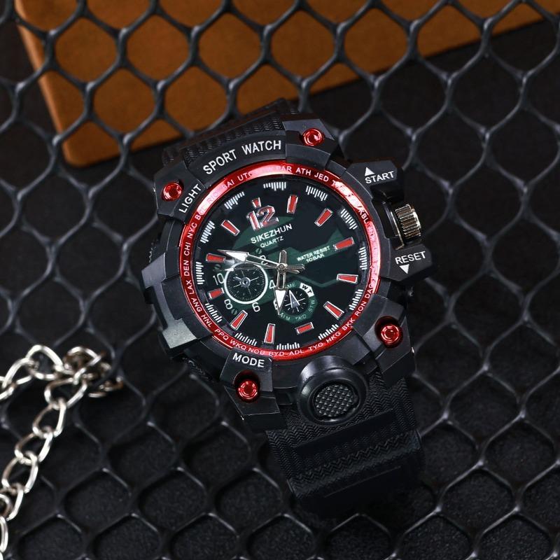 New youth electronic watch, anti-drop sports and leisure for junior and high school students, cool and trendy men s quartz watch червоний
New youth electronic watch, anti-drop sports and leisure for junior and high school students, cool and trendy men s quartz watch червоний