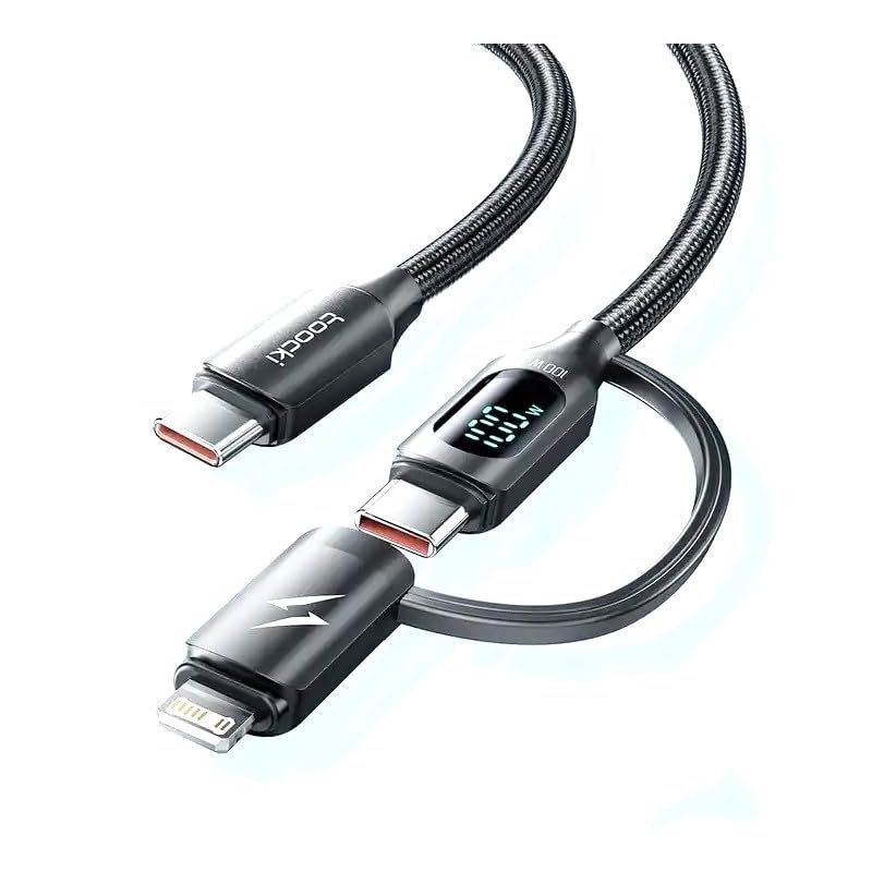 USB Type-C to C + LFor Apple devices 2in1 fast charging cable 100W 5A length 100cm Converter for Apple devices digital display Increased durability
USB Type-C to C + LFor Apple devices 2in1 fast charging cable 100W 5A length 100cm Converter for Apple devices digital display Increased durability