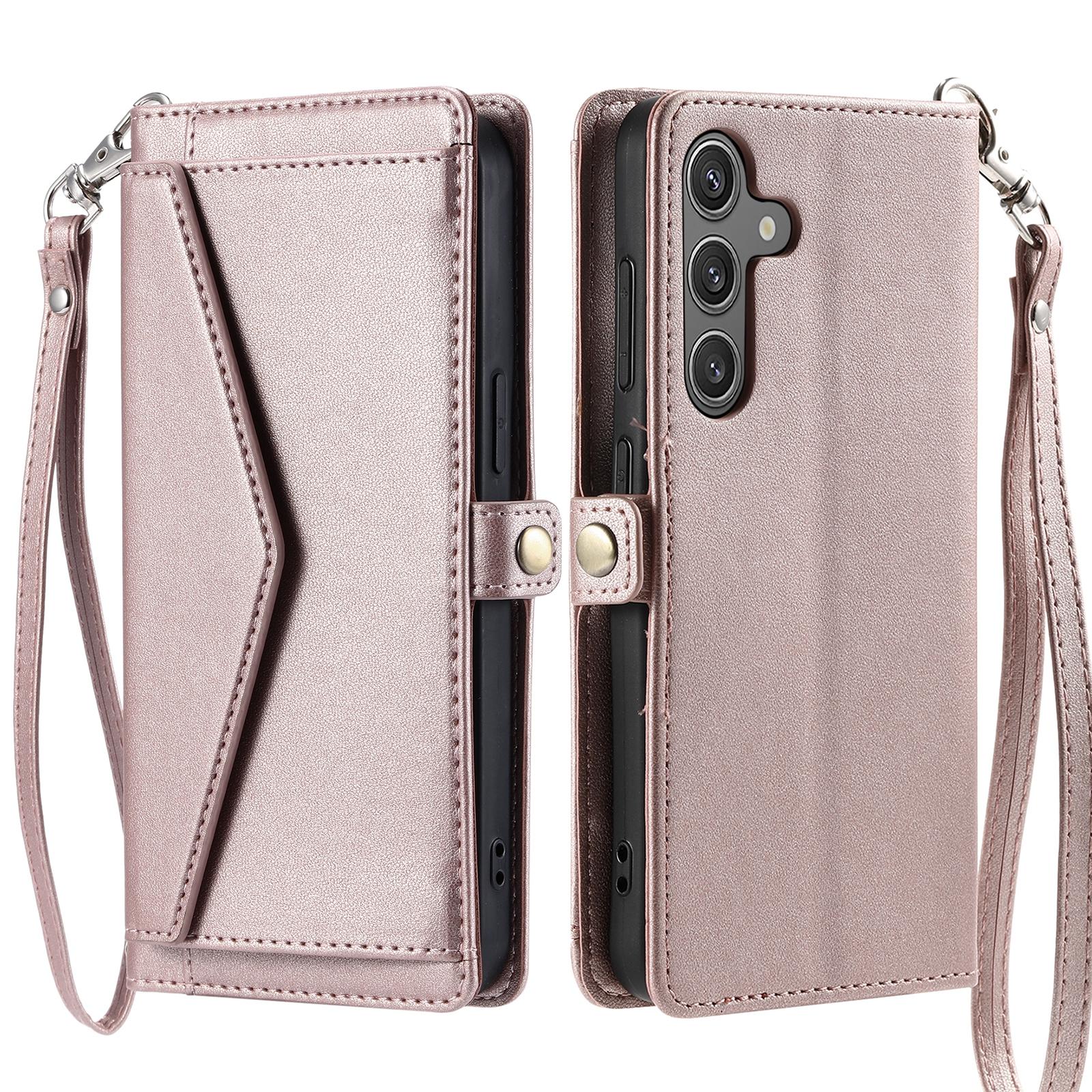 For Samsung Galaxy A17 Leather Case with Wrist Strap Wallet Stand Phone Cover Blackish Green
For Samsung Galaxy A17 Leather Case with Wrist Strap Wallet Stand Phone Cover Blackish Green