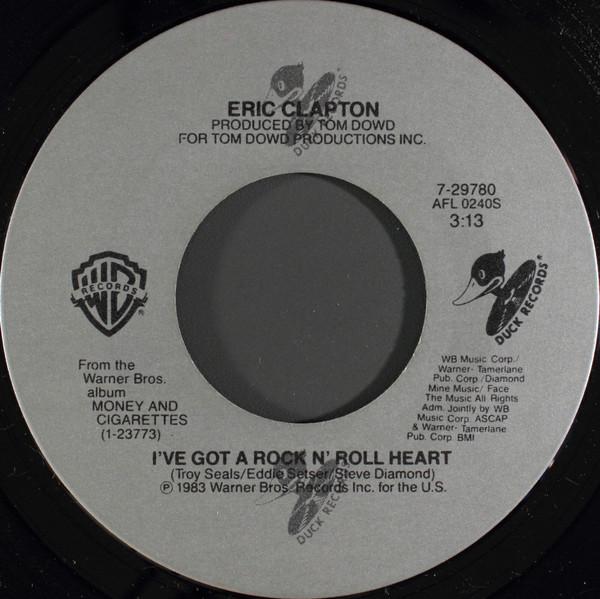 7inch Record ERIC CLAPTON - I ve Got A Rock N Roll Heart 729780 Warner Bros. Re 1983 US Rock Used
7inch Record ERIC CLAPTON - I ve Got A Rock N Roll Heart 729780 Warner Bros. Re 1983 US Rock Used