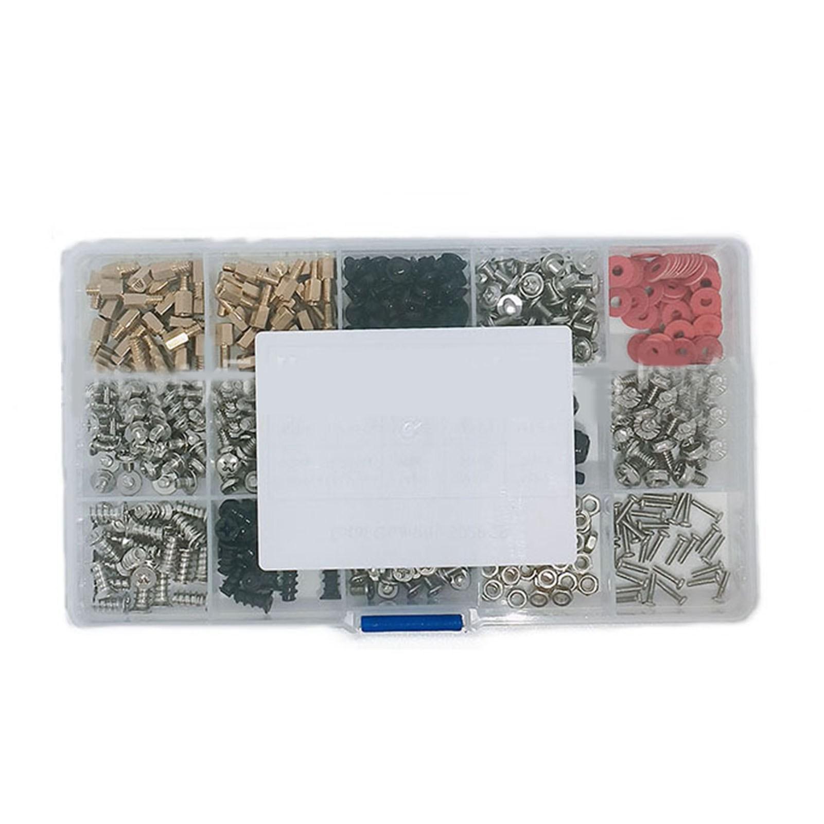 502PCS Computer Screw Assortment Set Carbon Steel Standoff Washer Kit for Chassis Repair and
502PCS Computer Screw Assortment Set Carbon Steel Standoff Washer Kit for Chassis Repair and
