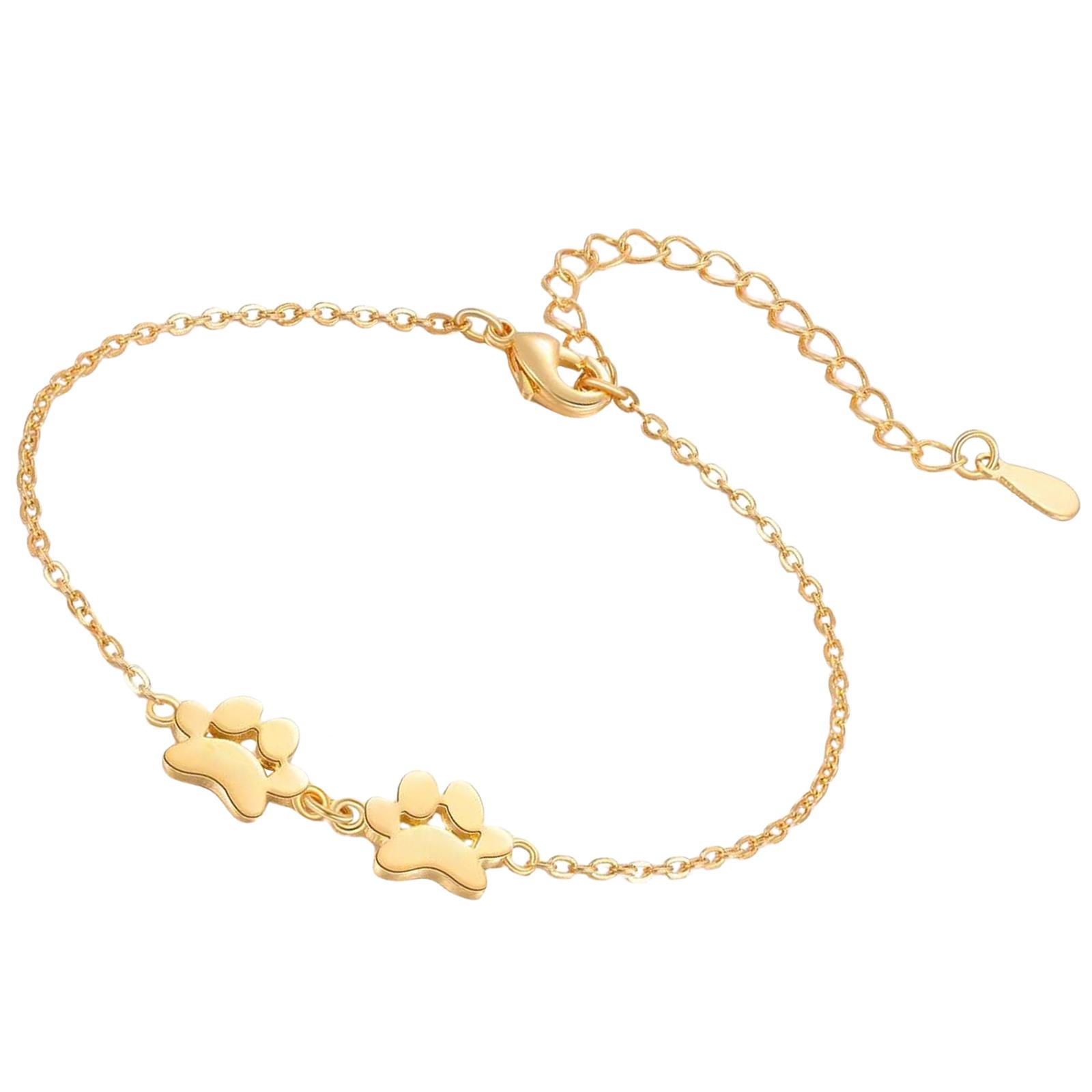 Стильный браслет из нержавеющей стали с отпечатками лап питомца, портативный для любителей моды и любителей питомцев, для повседневной носки 2
Стильный браслет из нержавеющей стали с отпечатками лап питомца, портативный для любителей моды и любителей питомцев, для повседневной носки 2