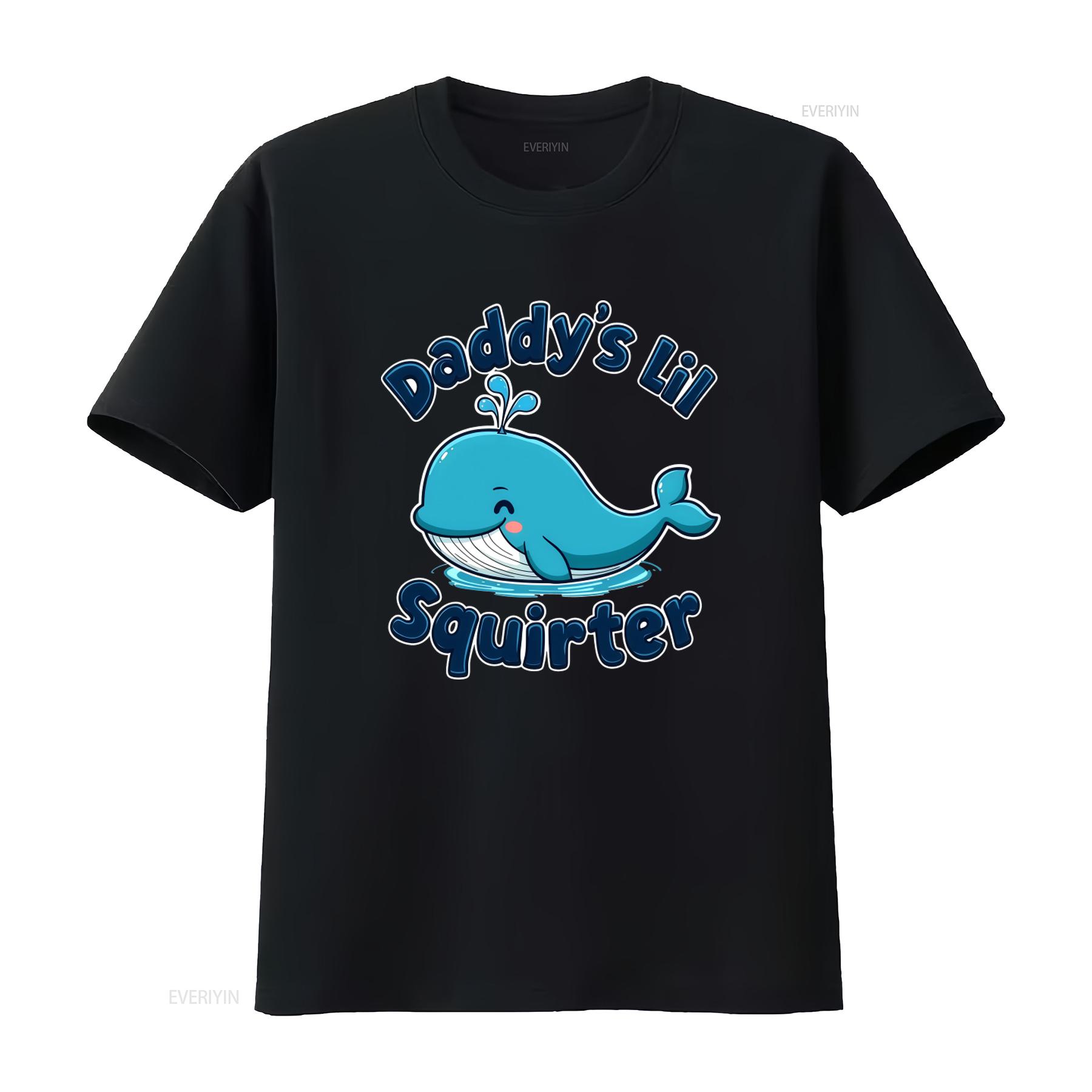 Funny Daddys Lil Squirter T Shirt Humorous Dad Fathers Day Family Joke Top with Hilarious Parenting Humor Cute Whale Print 4XL
Funny Daddys Lil Squirter T Shirt Humorous Dad Fathers Day Family Joke Top with Hilarious Parenting Humor Cute Whale Print 4XL