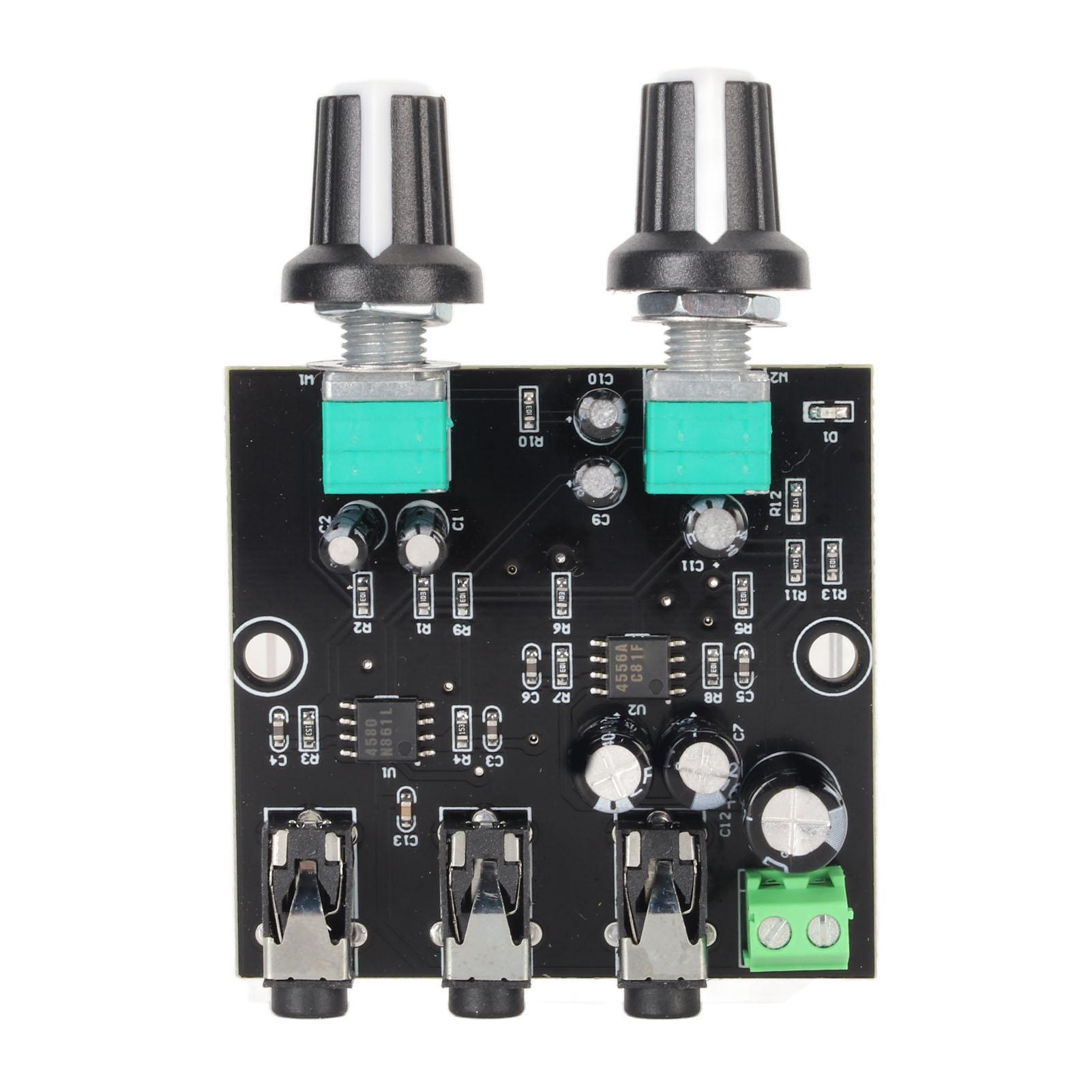 Stereo Sound Signal Mixer Board Module 2 Channel Input 1 Channel Output Headphone Amplifier Board
Stereo Sound Signal Mixer Board Module 2 Channel Input 1 Channel Output Headphone Amplifier Board