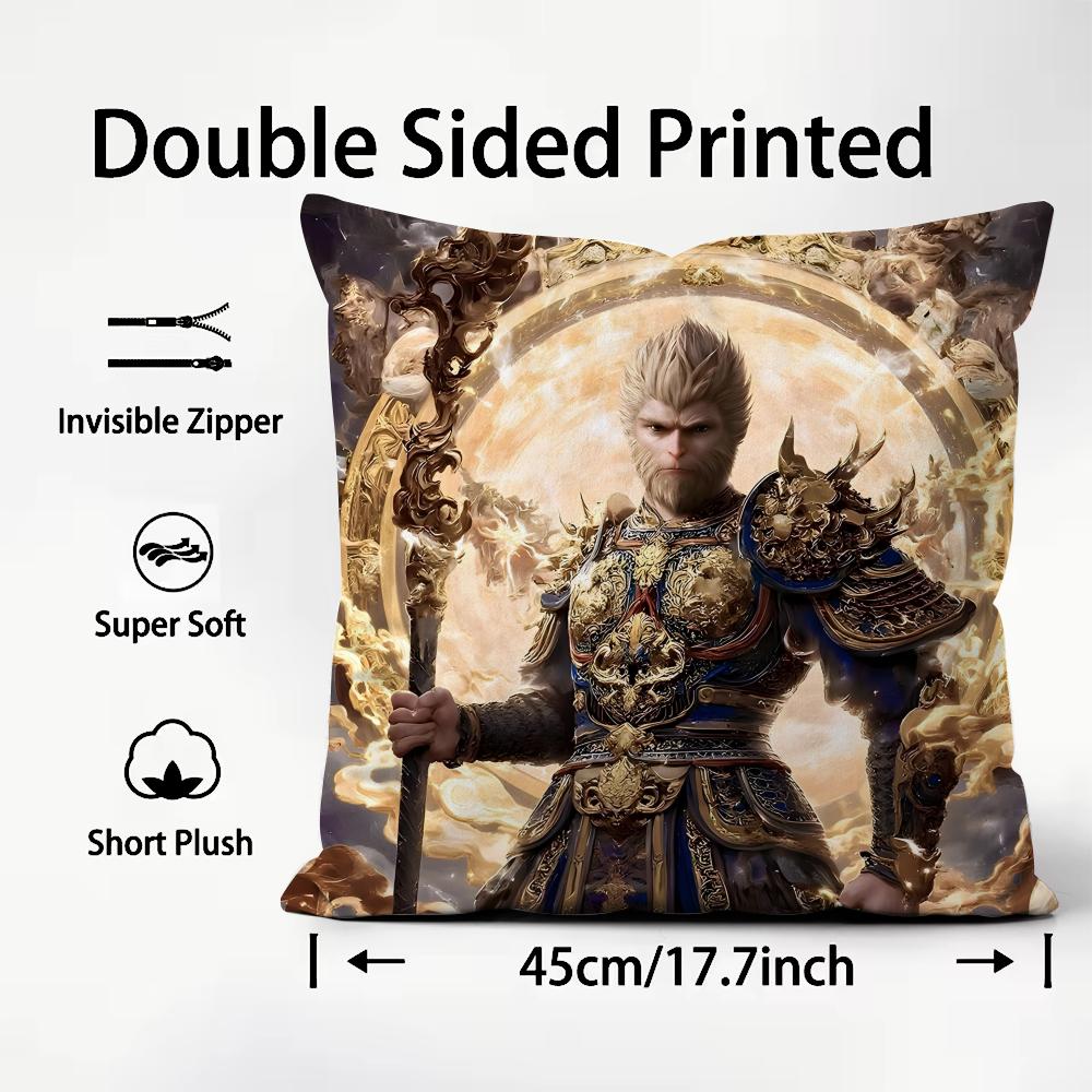 BBlack MythH Game Cushion Cover Plush Fabric Soft DoubleSided Printed Sofa Warm Winter Home Child Gift Pillow Case 30x30cm
BBlack MythH Game Cushion Cover Plush Fabric Soft DoubleSided Printed Sofa Warm Winter Home Child Gift Pillow Case 30x30cm