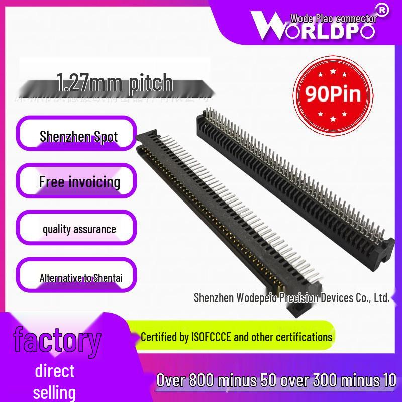 Replacement for TFM-145-01-L/S-D-A/LC-K-TR Male Connector, 2 Rows, 90 Pin, 1.27mm
Replacement for TFM-145-01-L/S-D-A/LC-K-TR Male Connector, 2 Rows, 90 Pin, 1.27mm
