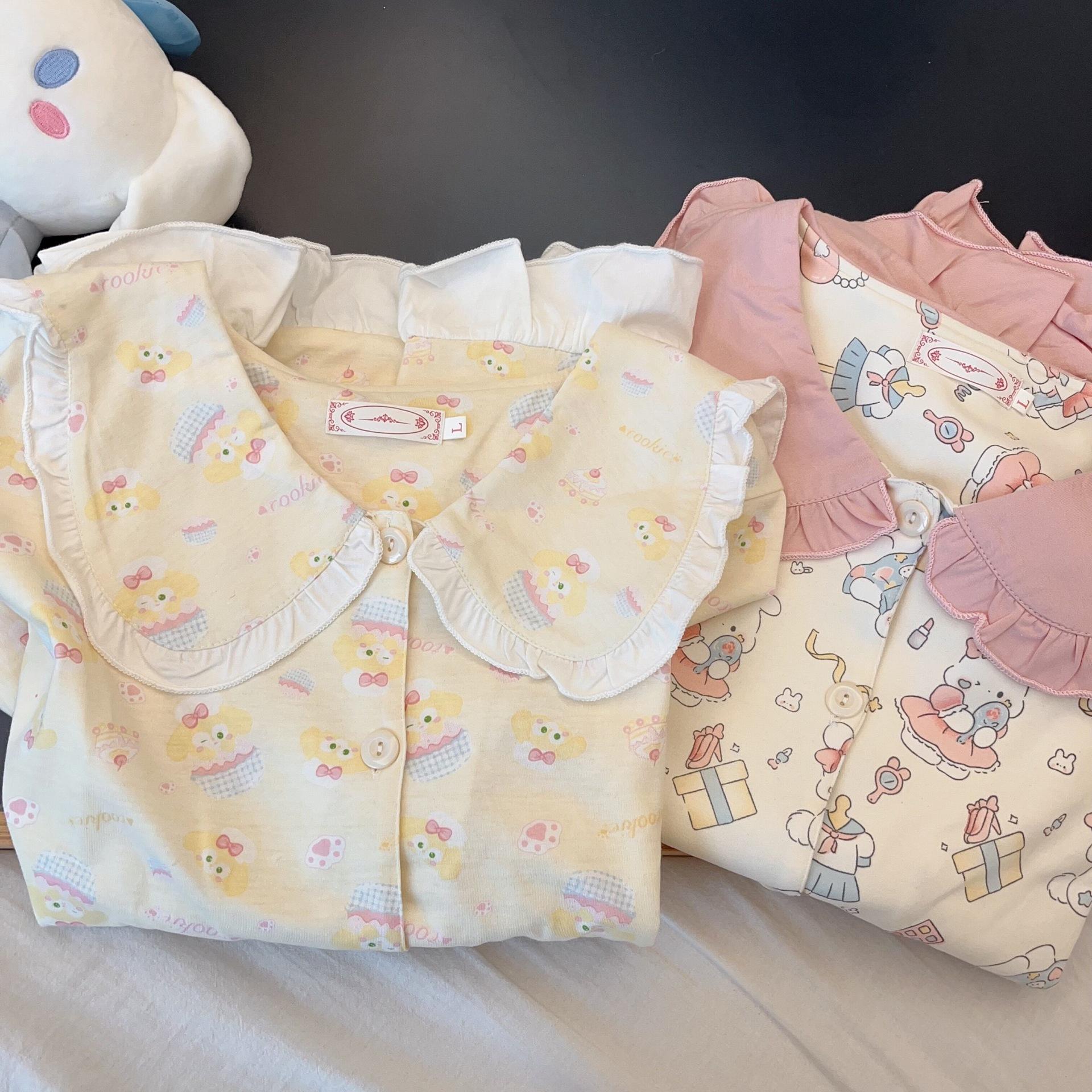 I summer ns sweet cartoon chef cake pajamas women s short-sleeved shorts loungewear student high-value two-piece set S
I summer ns sweet cartoon chef cake pajamas women s short-sleeved shorts loungewear student high-value two-piece set S