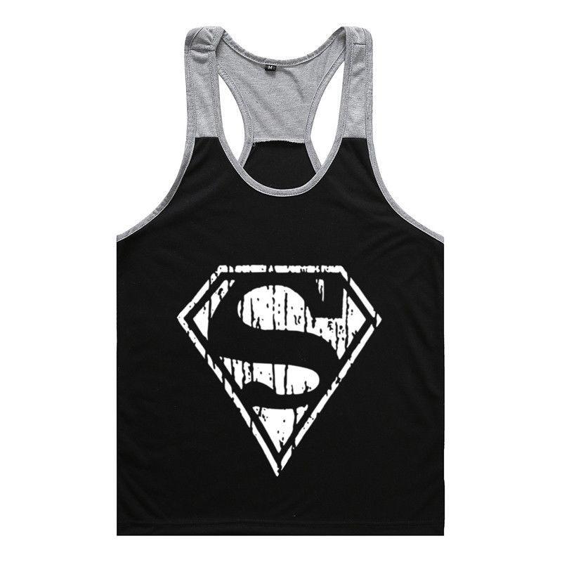 Printing Pattern Superman Men Vest Fashion Sleeveless Clothing Fitness Exercise Black Gray,XL
Printing Pattern Superman Men Vest Fashion Sleeveless Clothing Fitness Exercise Black Gray,XL