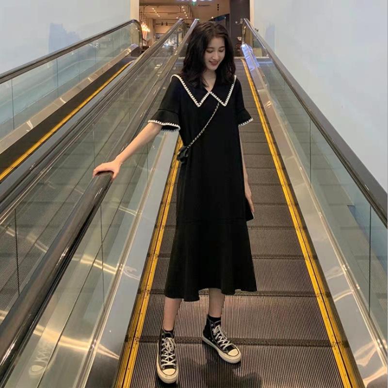 Medium and Long Large Size Loose Medium and Long Lapel Summer Dress Long Dress for Pregnant Women 5XL чорний
Medium and Long Large Size Loose Medium and Long Lapel Summer Dress Long Dress for Pregnant Women 5XL чорний