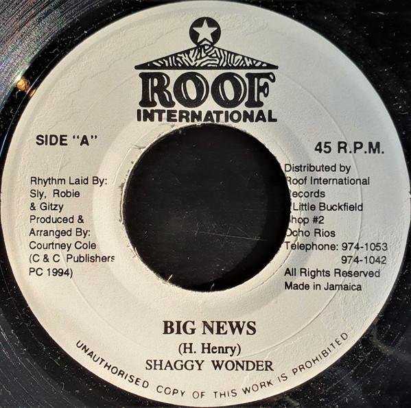 7inch Record SHAGGY WONDER - Big News NONE Roof Internatio Jamaica Reggae, Ska & Dub Used
7inch Record SHAGGY WONDER - Big News NONE Roof Internatio Jamaica Reggae, Ska & Dub Used