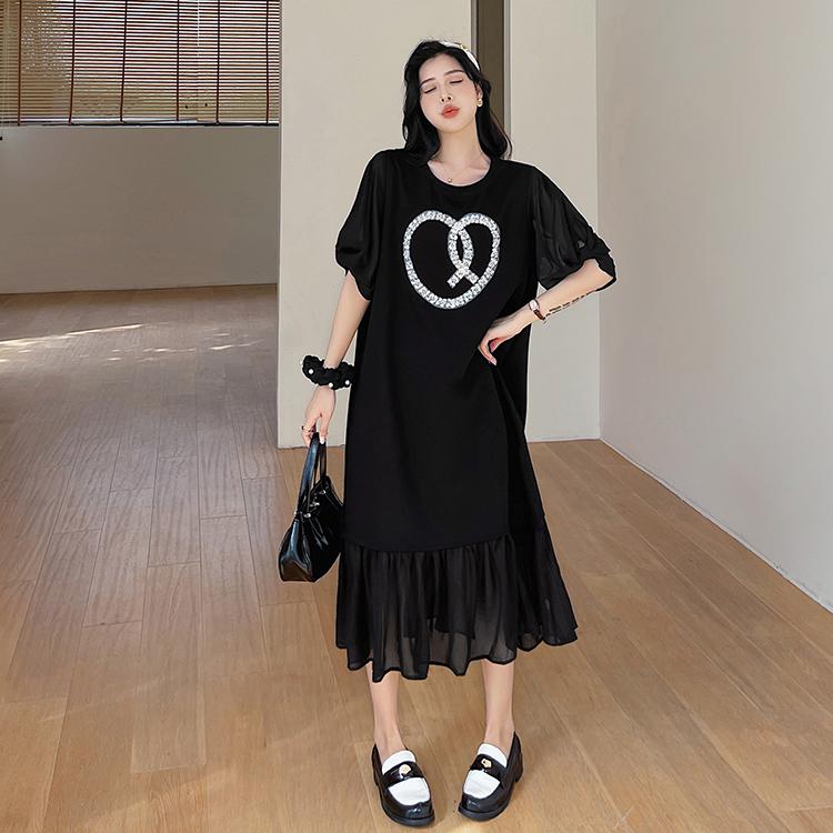 DIMANAF Summer Women Plus Size Chiffon Spliced Elegant Dress Loose 2025 Vintage Dress Basic Long Casual Shirt Dress 3XL чорний
DIMANAF Summer Women Plus Size Chiffon Spliced Elegant Dress Loose 2025 Vintage Dress Basic Long Casual Shirt Dress 3XL чорний