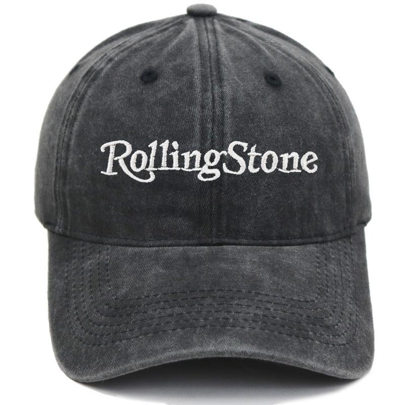 Rolling Stone Letter Embroidered Baseball Cap With Wash Cotton For Summer Sun Protection Black
Rolling Stone Letter Embroidered Baseball Cap With Wash Cotton For Summer Sun Protection Black