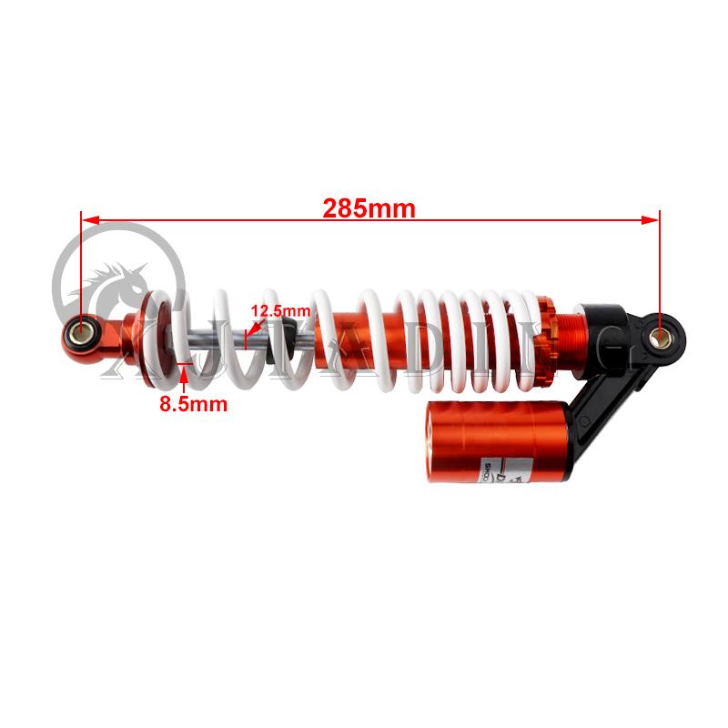 285/305/325/350mm M10 Air Shock Absorber Rear Suspension Damping Adjustable For Scooter Dirt Bike Go Kart Quad ATV Motorcycle 285mm Front
285/305/325/350mm M10 Air Shock Absorber Rear Suspension Damping Adjustable For Scooter Dirt Bike Go Kart Quad ATV Motorcycle 285mm Front
