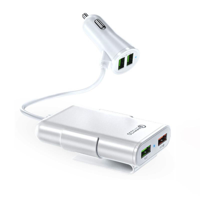 QC3.0 5,6-футовый удлинительный кабель с 4 портами USB для быстрой зарядки iPhone и мобильного видеорегистратора Xiaomi белый
QC3.0 5,6-футовый удлинительный кабель с 4 портами USB для быстрой зарядки iPhone и мобильного видеорегистратора Xiaomi белый