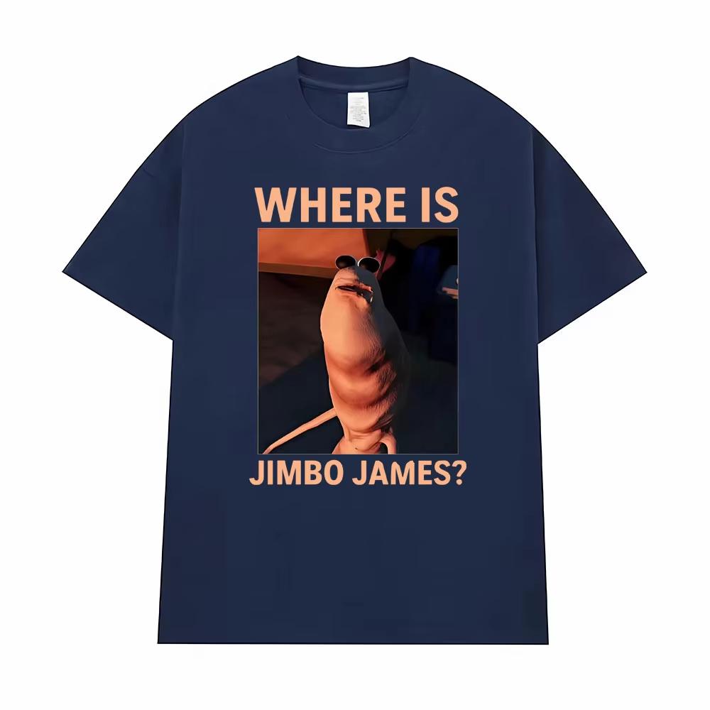 Where Is Jimbo James Funny Marcus The Worm Meme Tshirt Men Women Summer Harajuku T Shirt Fashion Vintage High Quality Tshirts 4XL
Where Is Jimbo James Funny Marcus The Worm Meme Tshirt Men Women Summer Harajuku T Shirt Fashion Vintage High Quality Tshirts 4XL
