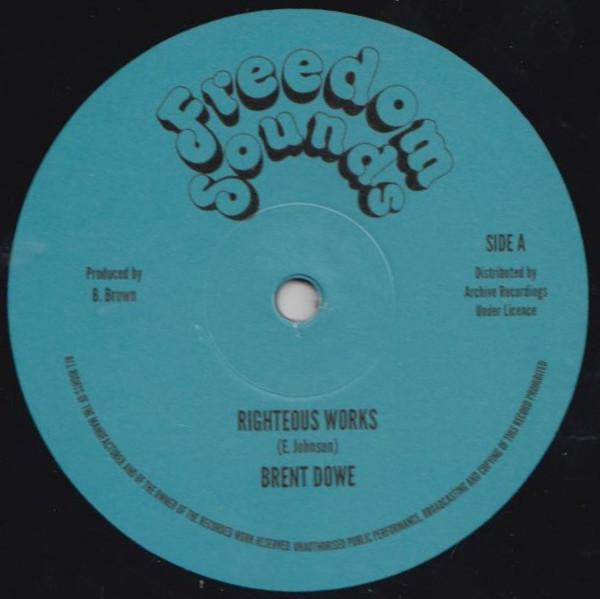 12inch Record BRENT DOWE / PRINCE ALLA - Righteous Works / City Without Pity AR12025 Freedom Sounds 2017 UK Reggae, Ska & Dub Used
12inch Record BRENT DOWE / PRINCE ALLA - Righteous Works / City Without Pity AR12025 Freedom Sounds 2017 UK Reggae, Ska & Dub Used